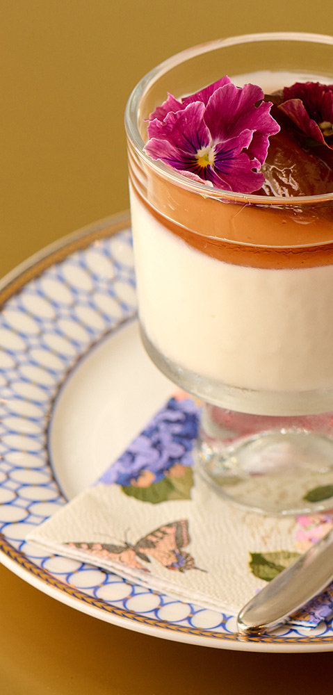 Caramel Fig Yogurt Mousse